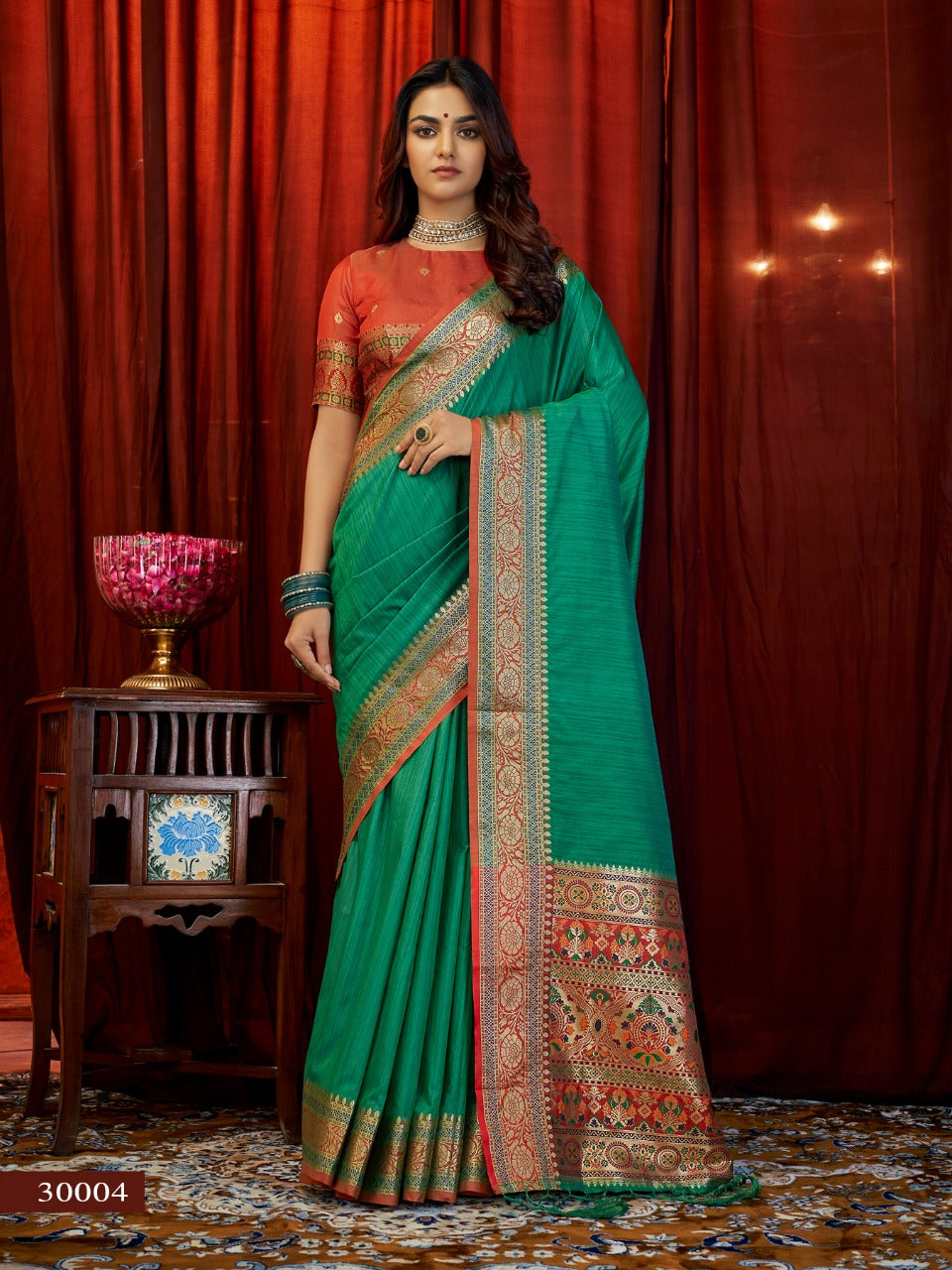 Rajyog Aaliya Silk Series 30001-30006 Gala Tussar Silk Saree Anant Tex Exports Private Limited
