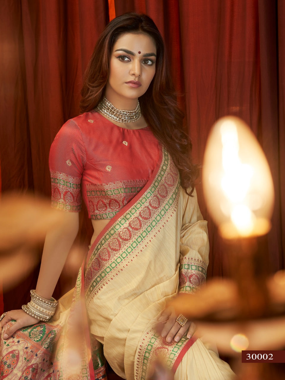 Rajyog Aaliya Silk Series 30001-30006 Gala Tussar Silk Saree Anant Tex Exports Private Limited