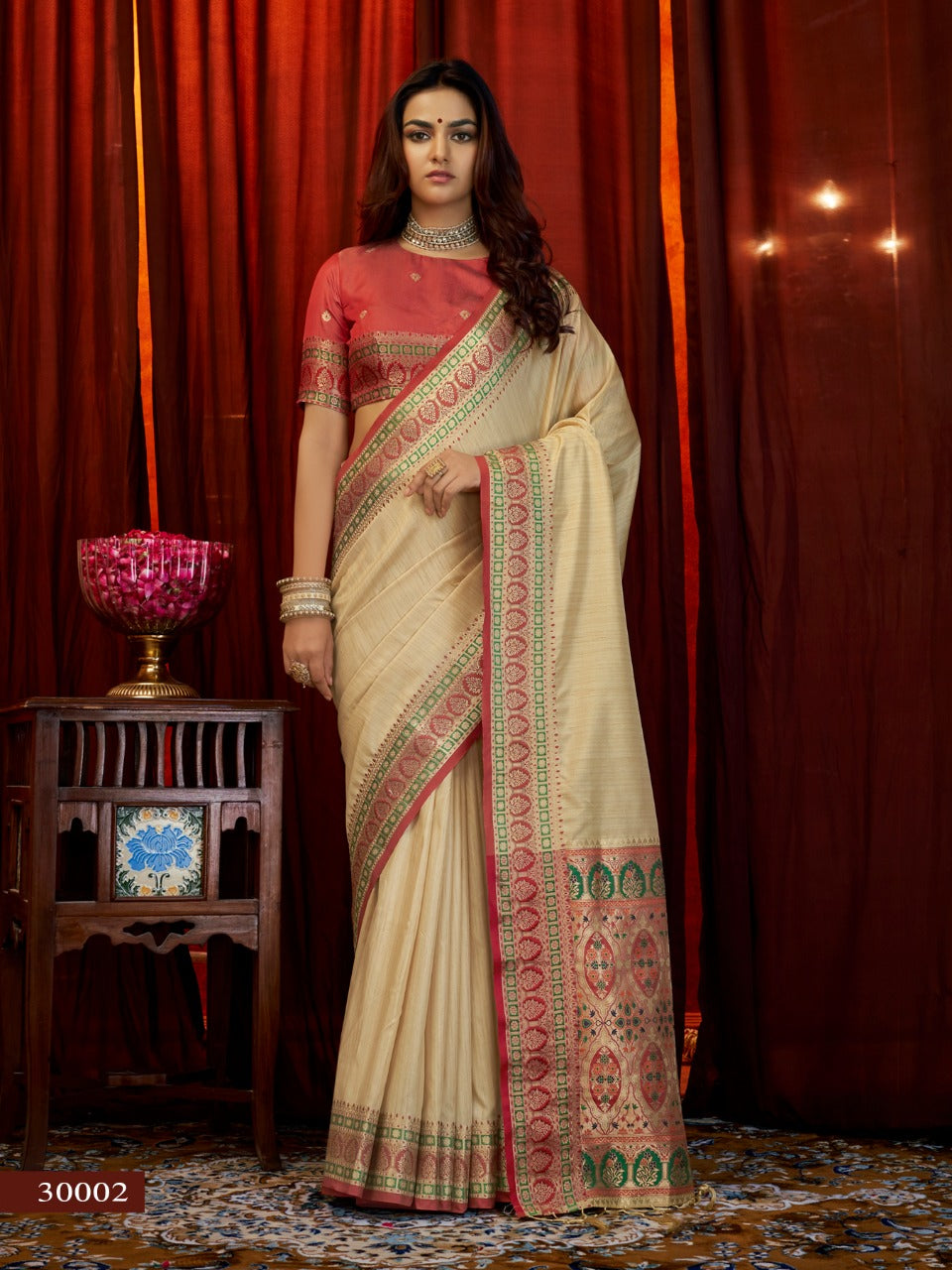 Rajyog Aaliya Silk Series 30001-30006 Gala Tussar Silk Saree Anant Tex Exports Private Limited