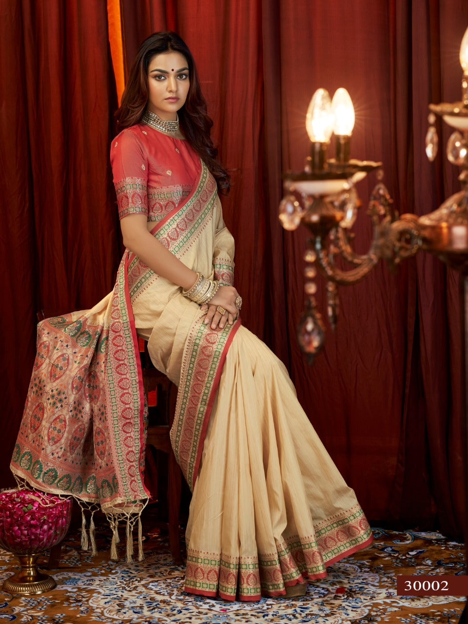 Rajyog Aaliya Silk Series 30001-30006 Gala Tussar Silk Saree Anant Tex Exports Private Limited