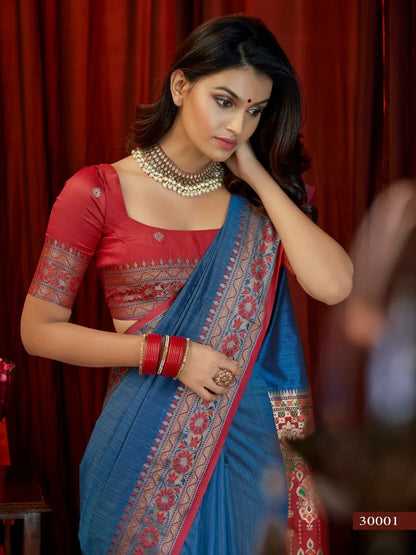 Rajyog Aaliya Silk Series 30001-30006 Gala Tussar Silk Saree Anant Tex Exports Private Limited