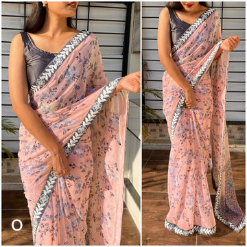 Party Wear Pure Georgette Saree Anant Tex Exports Private Limited