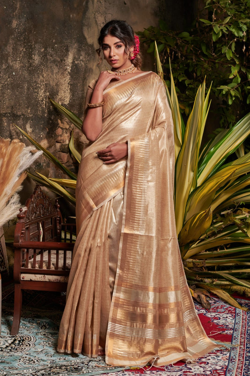Soft Linen Tissue Silk Saree Anant Tex Exports Private Limited