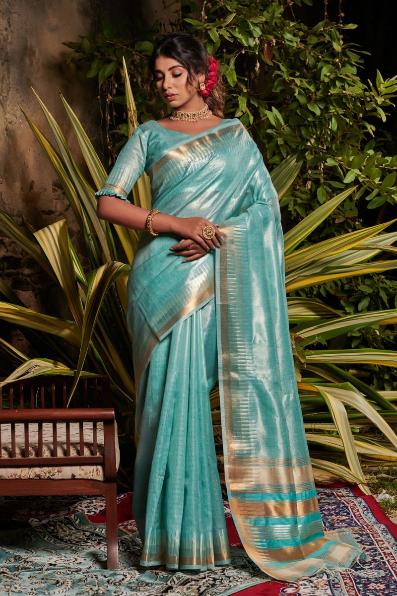 Soft Linen Tissue Silk Saree Anant Tex Exports Private Limited