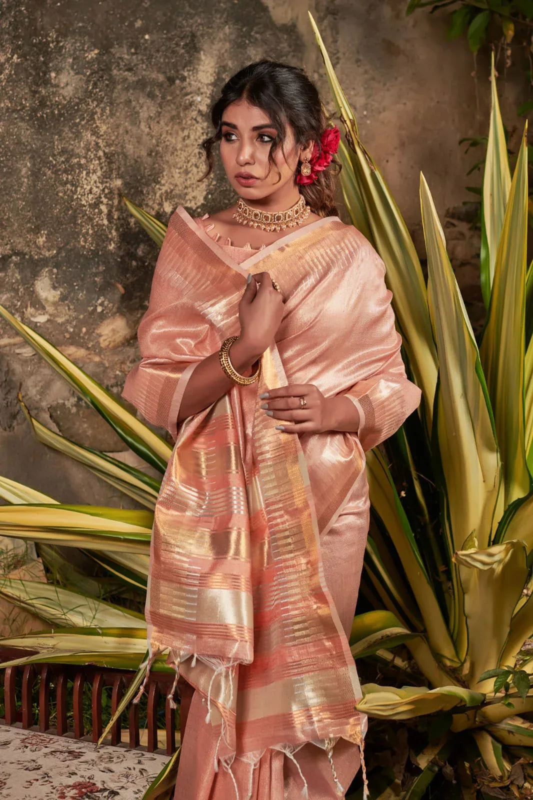 Soft Linen Tissue Silk Saree Anant Tex Exports Private Limited