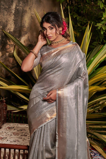 Soft Linen Tissue Silk Saree Anant Tex Exports Private Limited