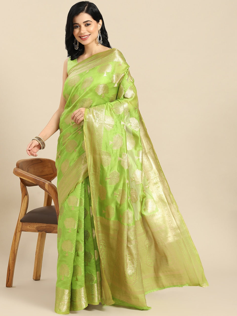 MAJI ORGANZA FESTIVE WEAR SAREE Anant Tex Exports Private Limited