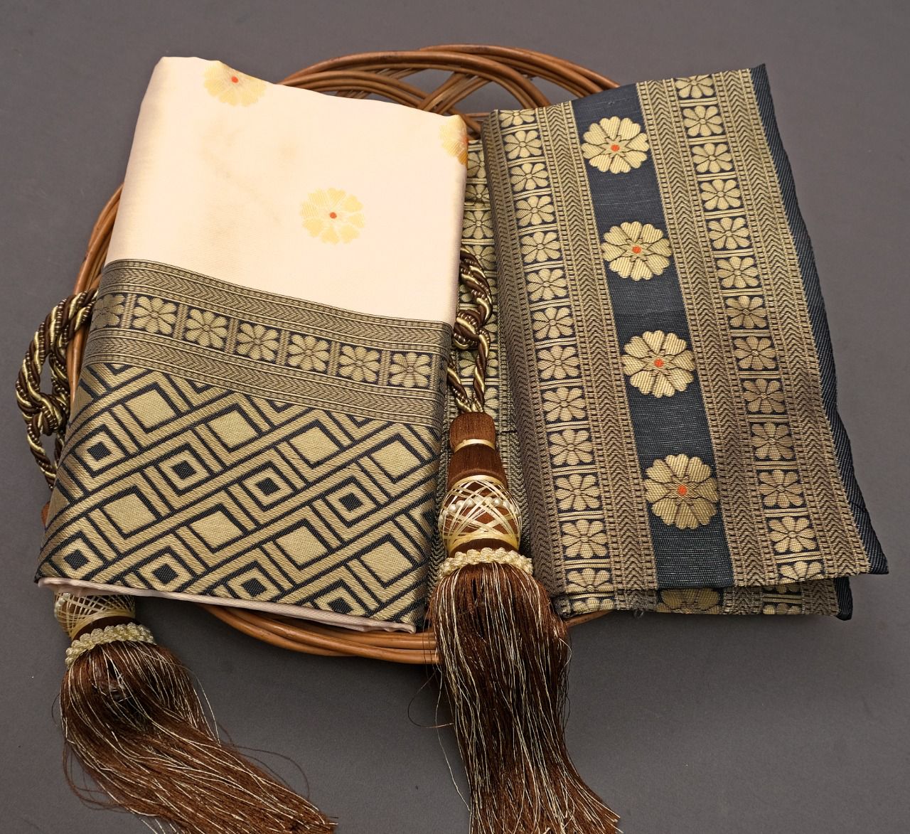 Party Wear Soft Lichi Silk Saree Anant Tex Exports Private Limited