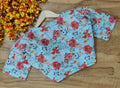 Readymade Hakooba Puff Sleeves Digital Print Blouse Anant Tex Exports Private Limited