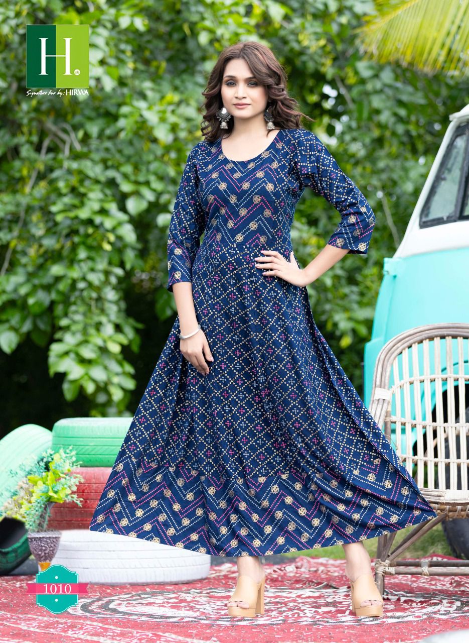 HIRWA SUNLIGHT VOL 2 RAYON KURTI Anant Tex Exports Private Limited