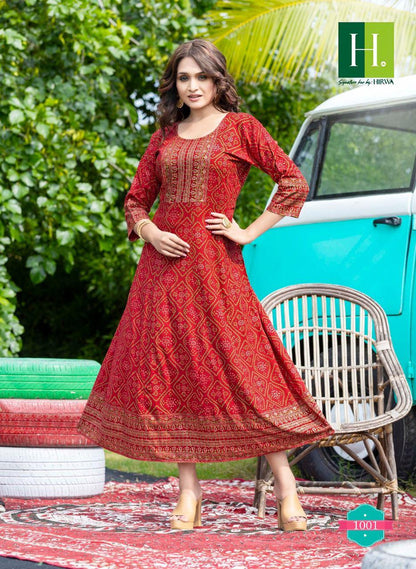 HIRWA SUNLIGHT VOL 2 RAYON KURTI Anant Tex Exports Private Limited