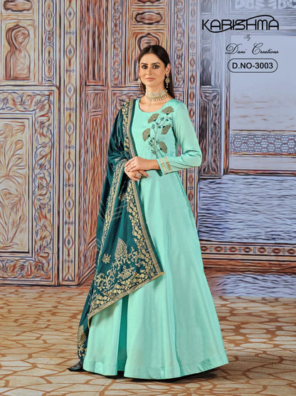 KARISHMA VOL 3 SILK WITH FANCY DESINGER READY MADE GOWN SUIT Anant Tex Exports Private Limited