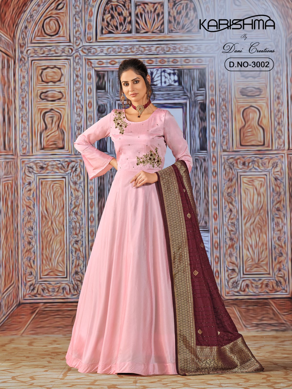 Mirror Work Gown Dress - Biege | Contemporary Indian Dresses | Chiro's By  Jigyasa