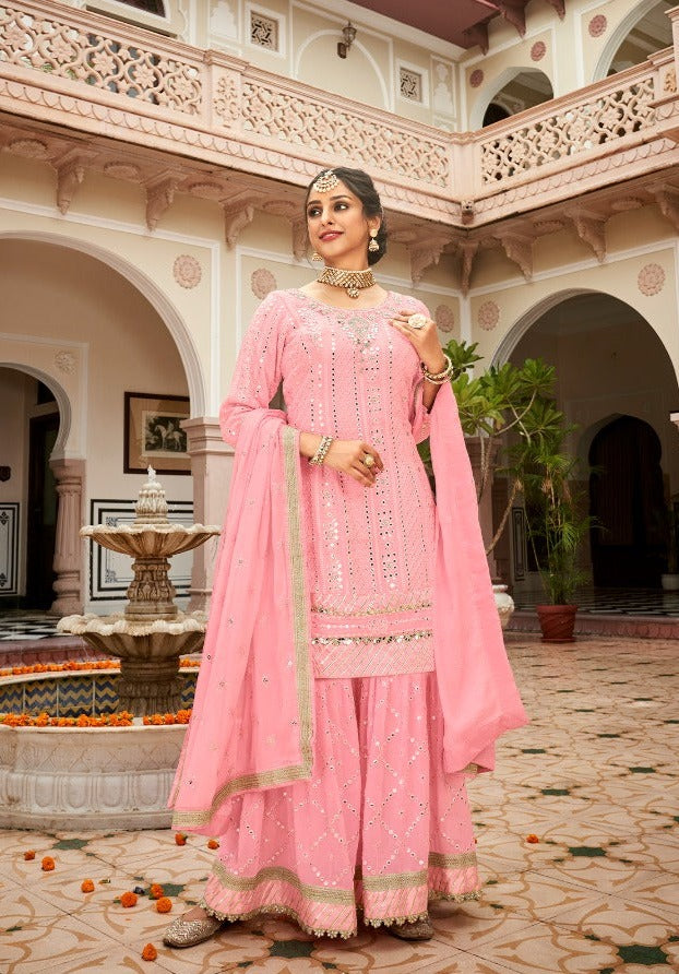 Eba Lifestyle Armani Vol Designer Palazzo Style Ladies Wear Collecti