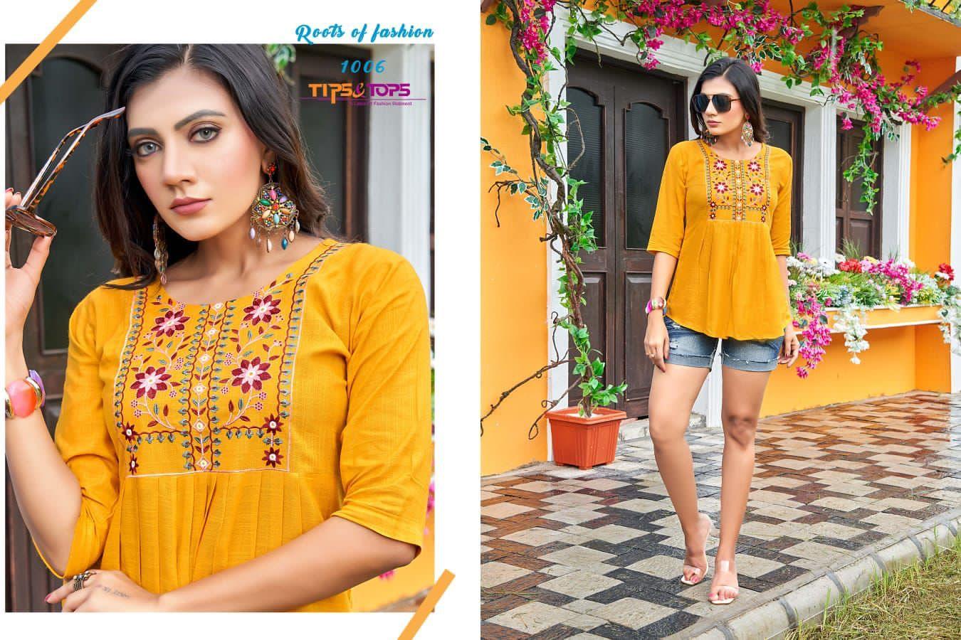 TIPS &amp; TOPS  PULPY VOL-9 KURTI Anant Tex Exports Private Limited