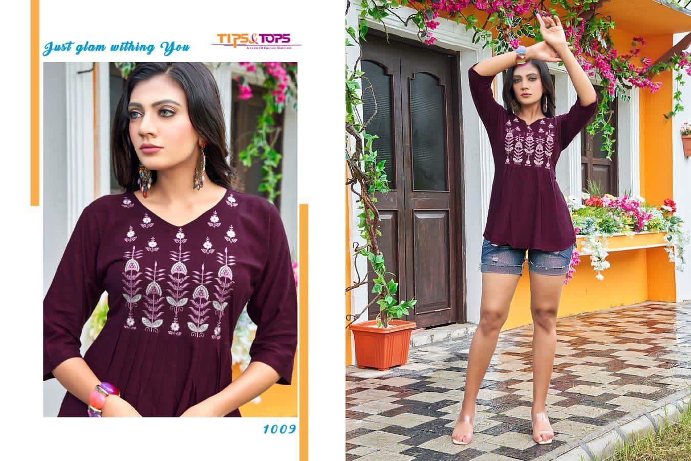 TIPS &amp; TOPS  PULPY VOL-9 KURTI Anant Tex Exports Private Limited