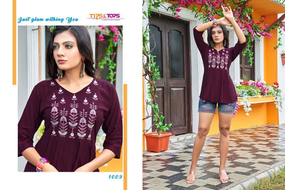 TIPS &amp; TOPS  PULPY VOL-9 KURTI Anant Tex Exports Private Limited
