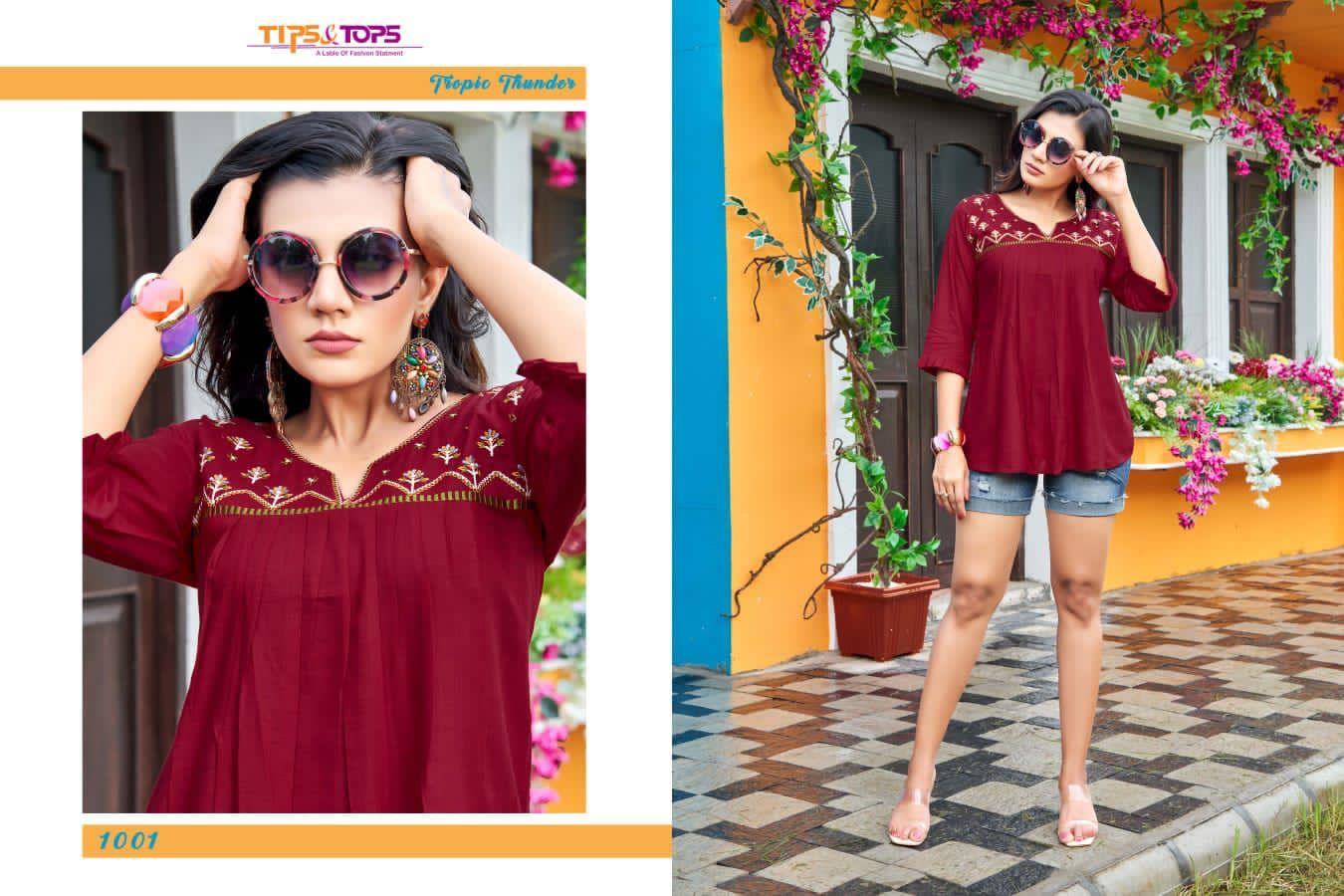 TIPS &amp; TOPS  PULPY VOL-9 KURTI Anant Tex Exports Private Limited
