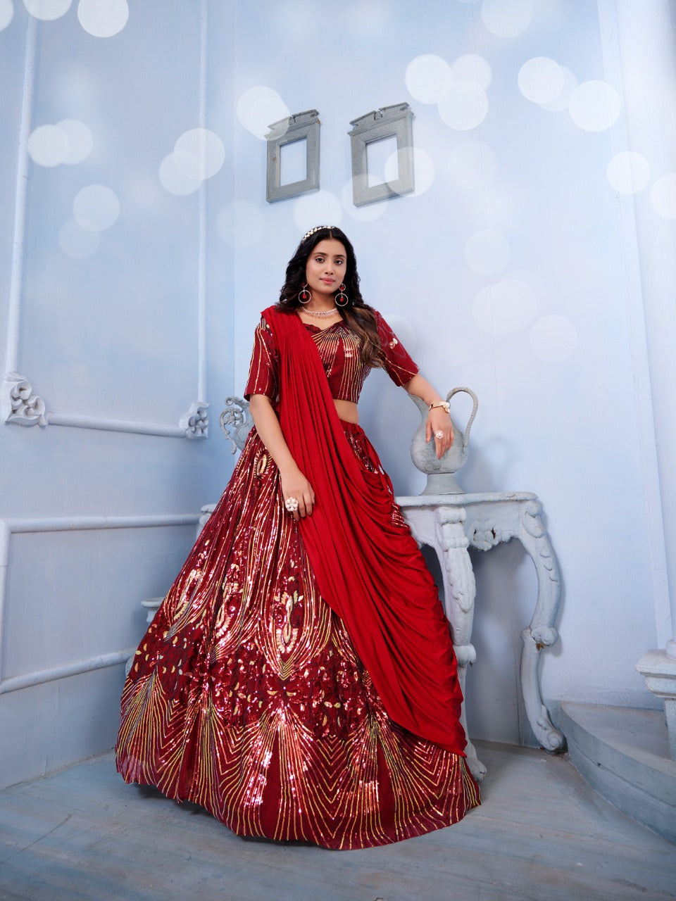 Party Wear Designer Wedding Lehenga Choli Anant Tex Exports Private Limited