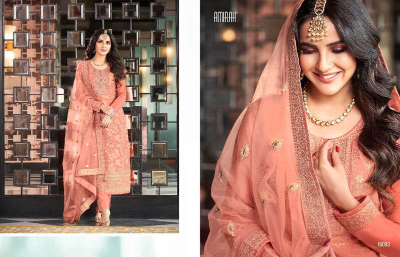 Amirah Sofia Dola Silk Embroidery Salwar Kameez Collection Anant Tex Exports Private Limited