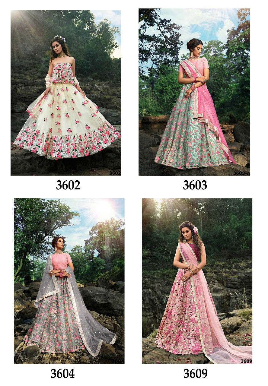 Virasat Euphoria Vol 4 Soft Net Stylish Designer Lehenga Anant Tex Exports Private Limited