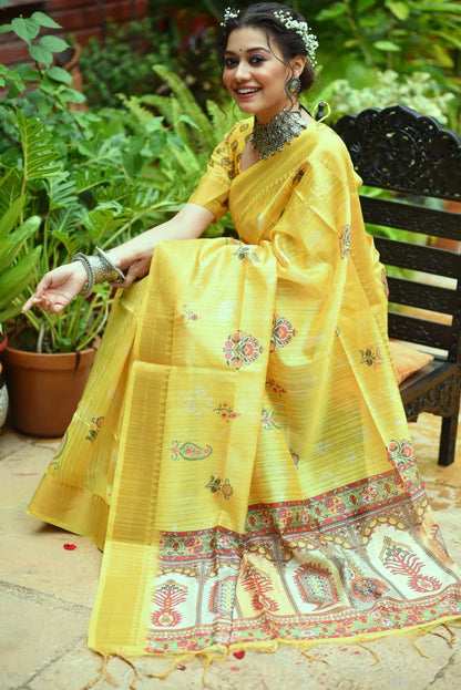 Tussar Silk Weaving Saree Anant Tex Exports Private Limited