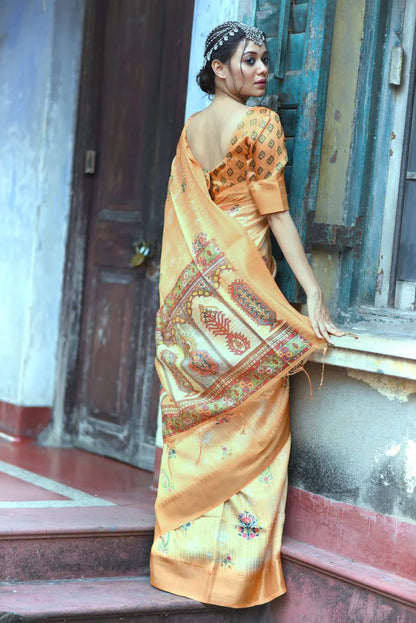 Tussar Silk Weaving Saree Anant Tex Exports Private Limited