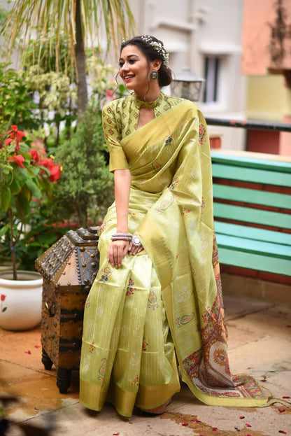 Tussar Silk Weaving Saree Anant Tex Exports Private Limited
