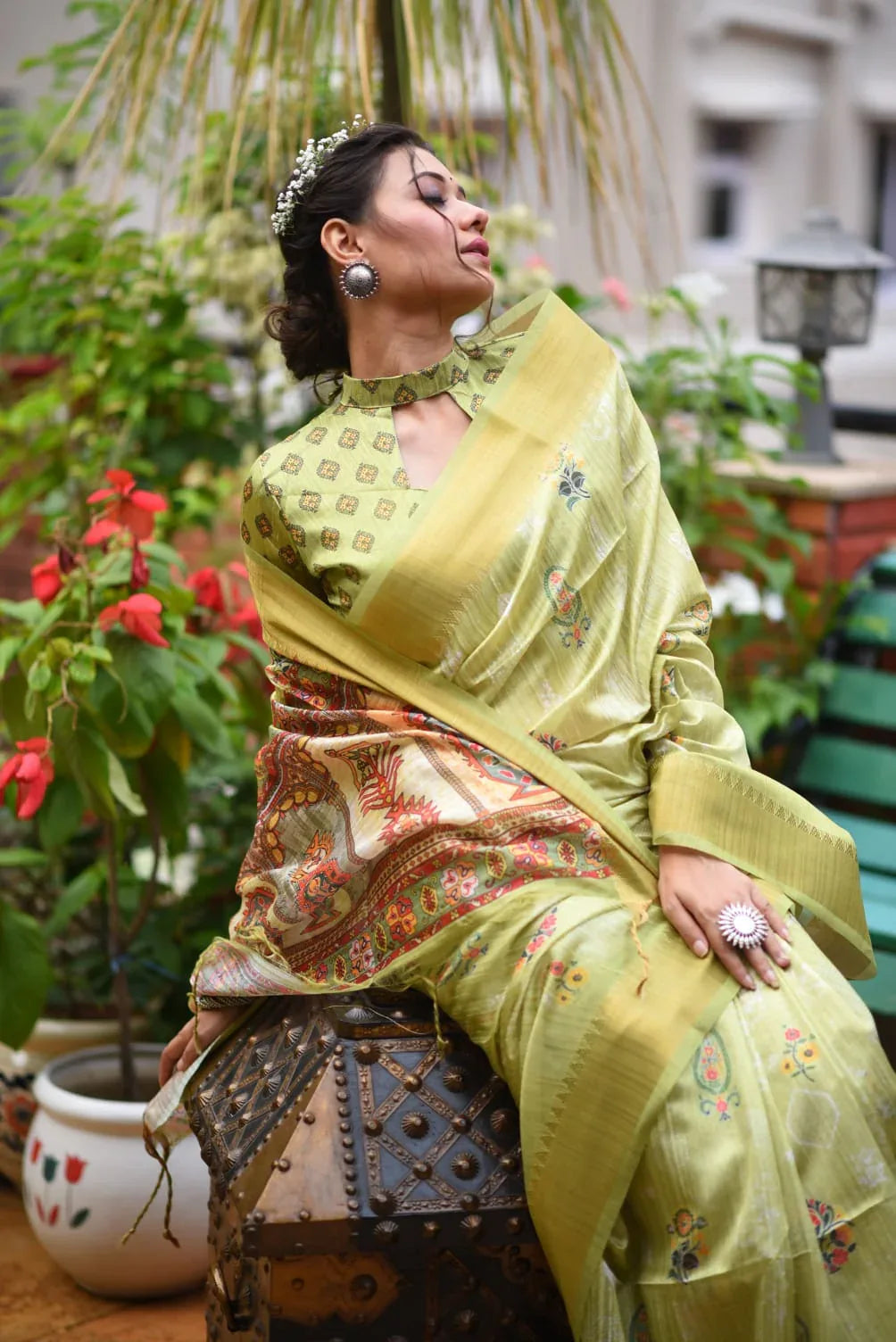 Tussar Silk Weaving Saree Anant Tex Exports Private Limited