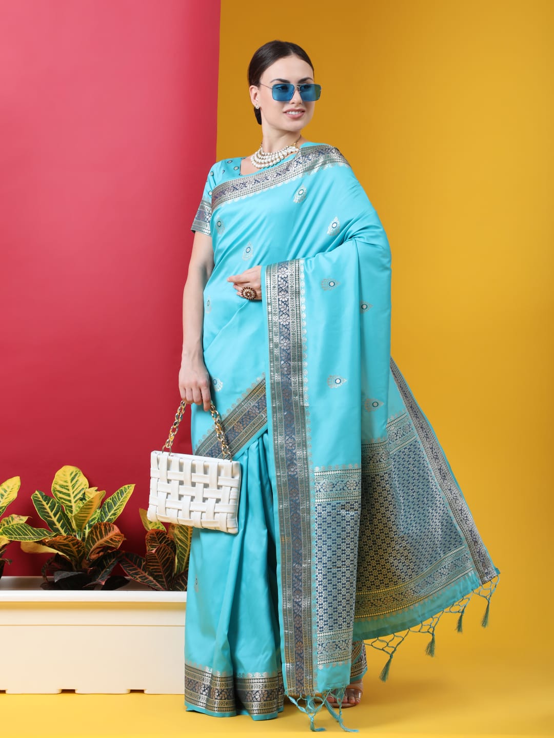 Banarasi Soft Silk Saree Anant Tex Exports Private Limited