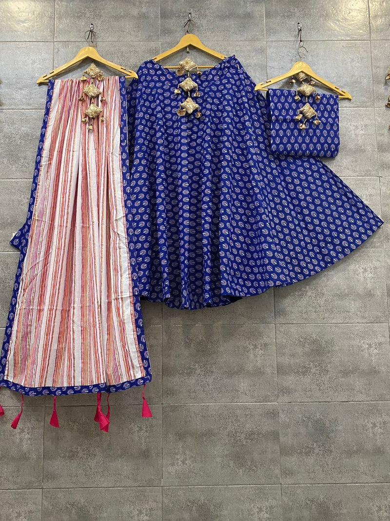 Pure Cotton Printed Navratri Lehenga Choli Anant Tex Exports Private Limited