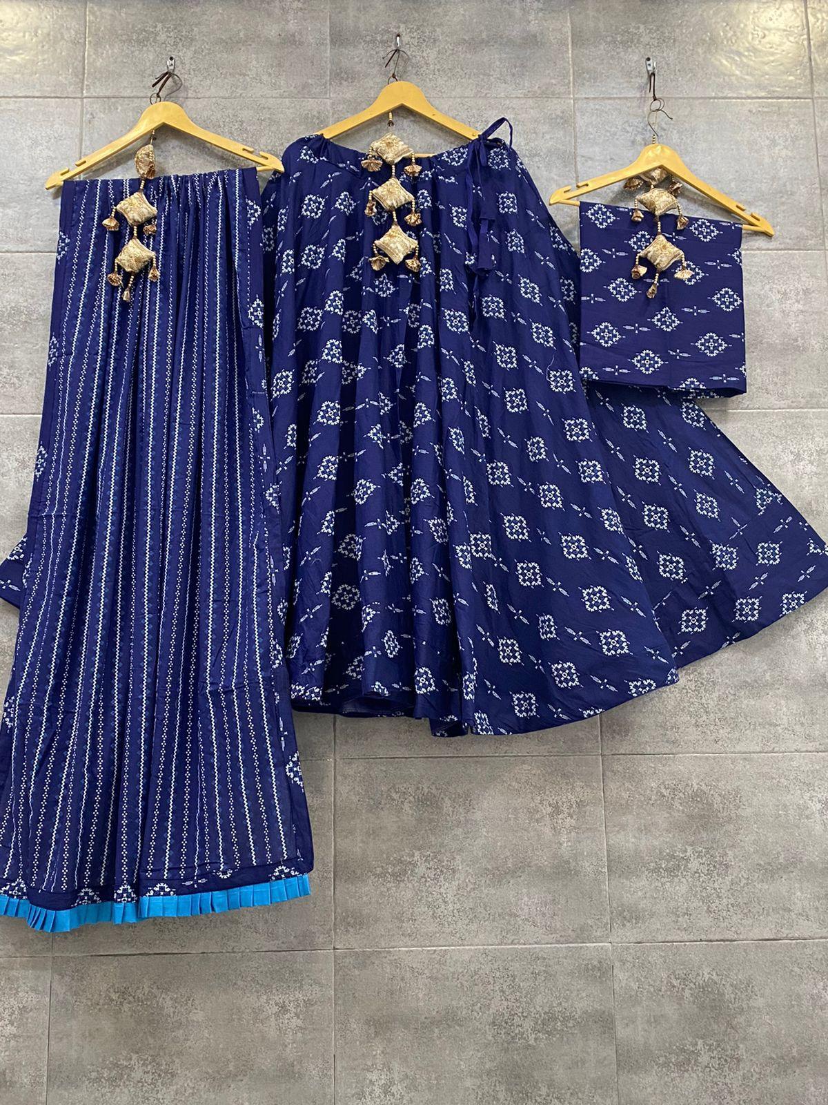 Pure Cotton Printed Navratri Lehenga Choli Anant Tex Exports Private Limited
