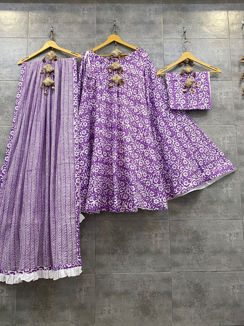 Pure Cotton Printed Navratri Lehenga Choli Anant Tex Exports Private Limited
