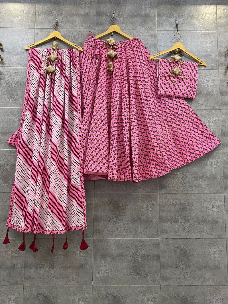 Pure Cotton Printed Navratri Lehenga Choli Anant Tex Exports Private Limited