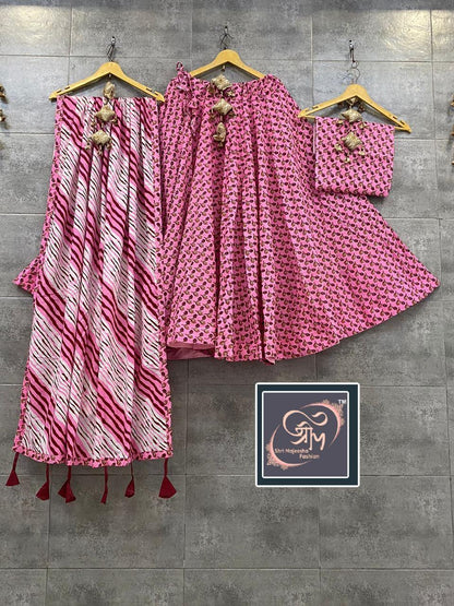Pure Cotton Printed Navratri Lehenga Choli Anant Tex Exports Private Limited