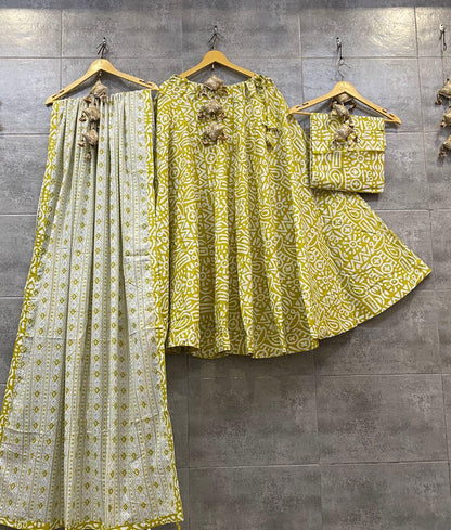 Pure Cotton Printed Navratri Lehenga Choli Anant Tex Exports Private Limited