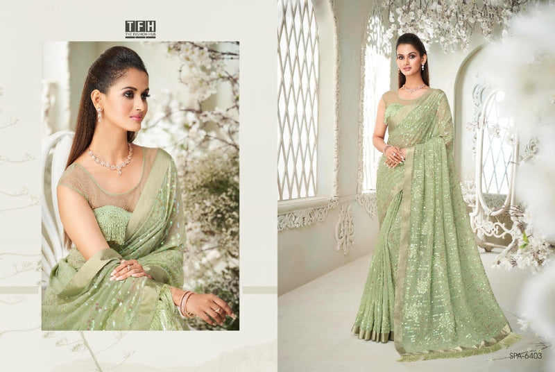 TFH Sparkle Vol 2 Party Wear Designer Sarees Anant Tex Exports Private Limited