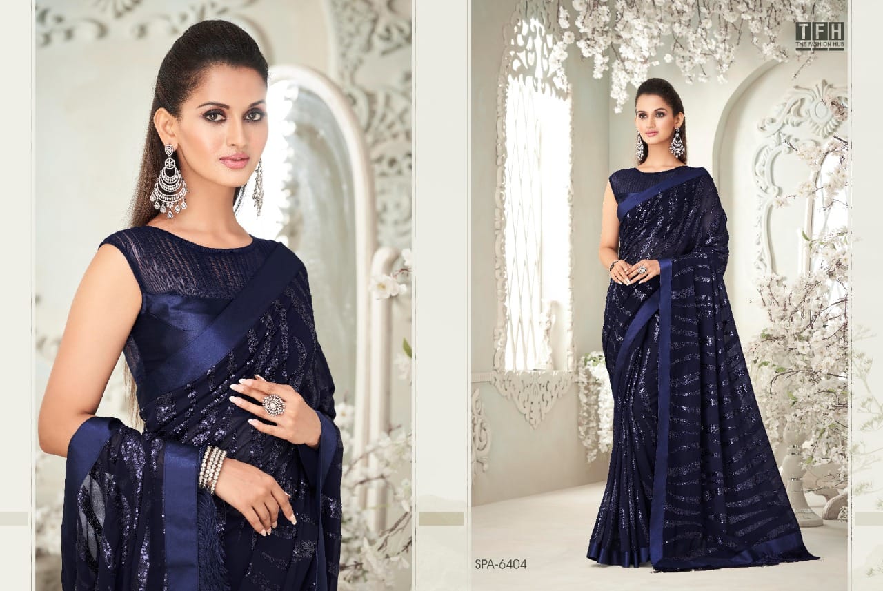 TFH Sparkle Vol 2 Party Wear Designer Sarees Anant Tex Exports Private Limited