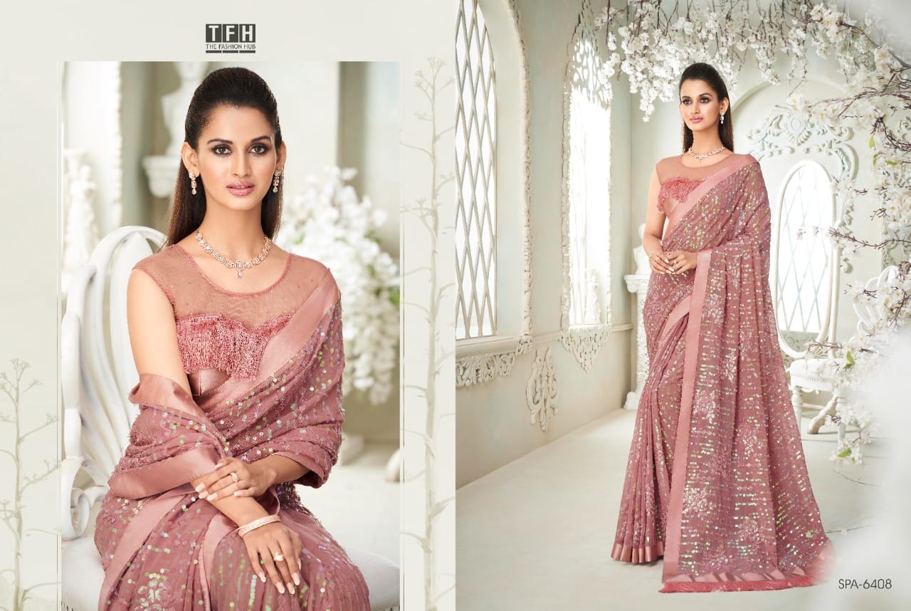 TFH Sparkle Vol 2 Party Wear Designer Sarees Anant Tex Exports Private Limited