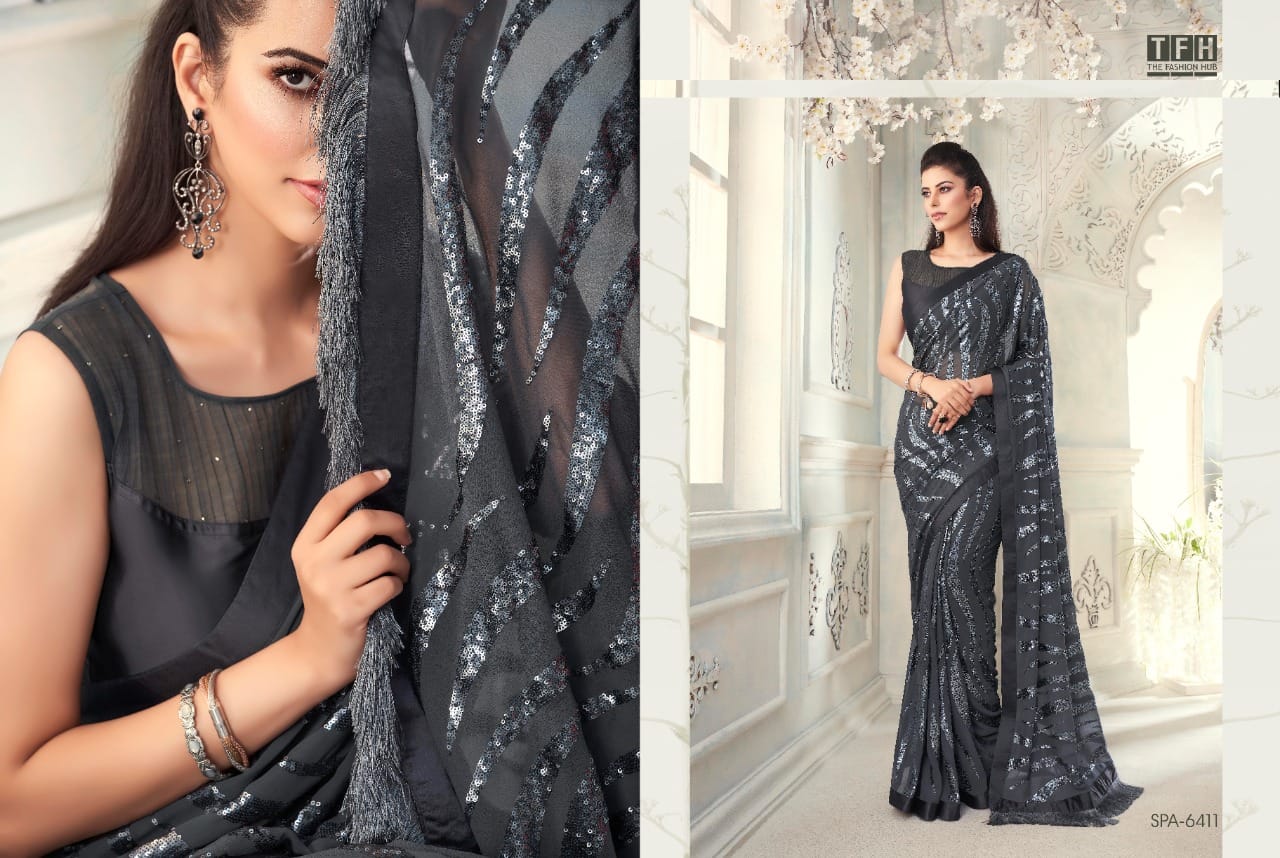 TFH Sparkle Vol 2 Party Wear Designer Sarees Anant Tex Exports Private Limited