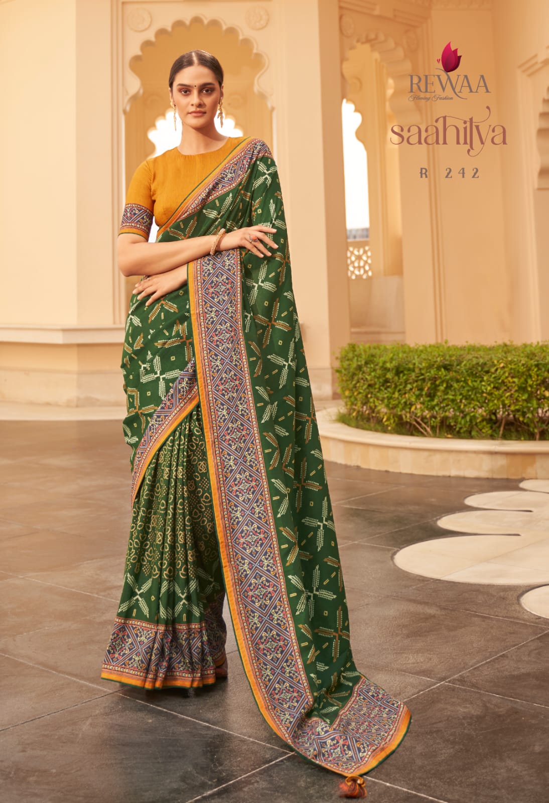 Rewaa Saahitya R -239 To R-247 Series Designer Saree Silk Designer Party Wear Saree Anant Tex Exports Private Limited