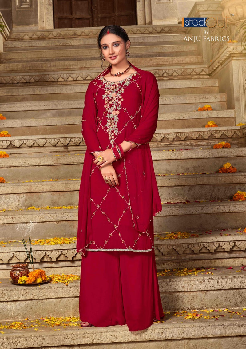 Anju Fabrics Sindoor Viscose Readymade Suit Anant Tex Exports Private Limited