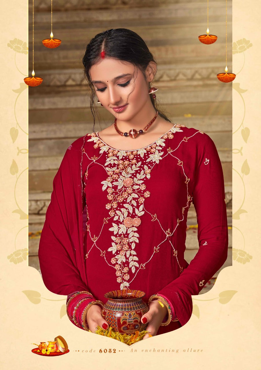 Anju Fabrics Sindoor Viscose Readymade Suit Anant Tex Exports Private Limited