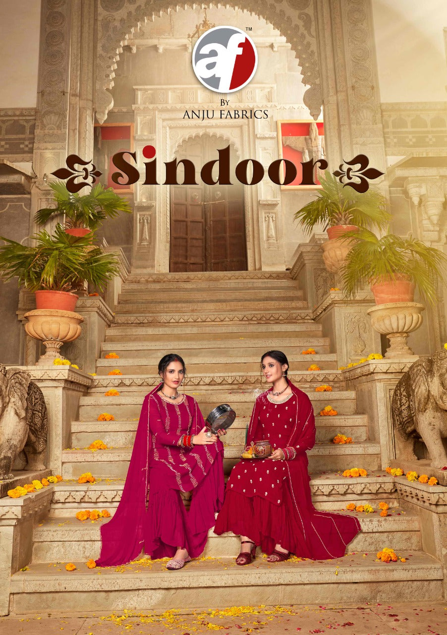 Anju Fabrics Sindoor Viscose Readymade Suit Anant Tex Exports Private Limited