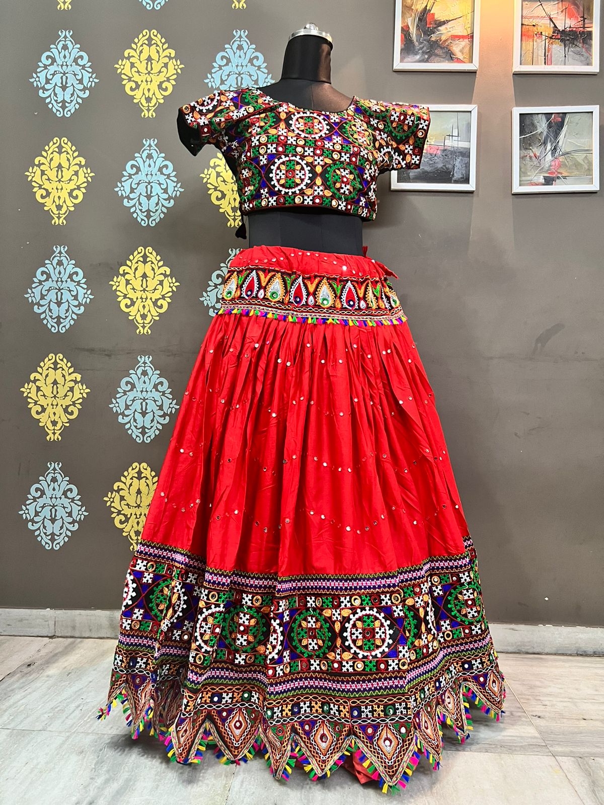 Navratri Special Gamthi Lehenga Anant Tex Exports Private Limited