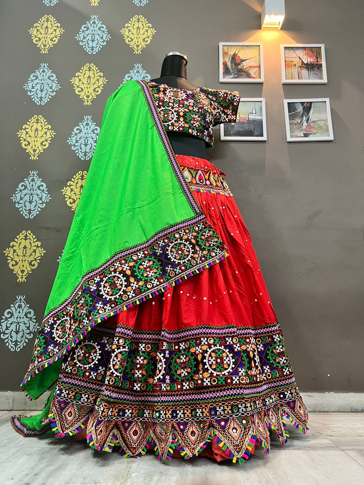Navratri Special Gamthi Lehenga Anant Tex Exports Private Limited