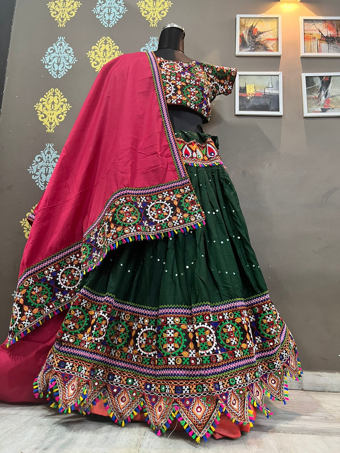 Navratri Special Gamthi Lehenga Anant Tex Exports Private Limited