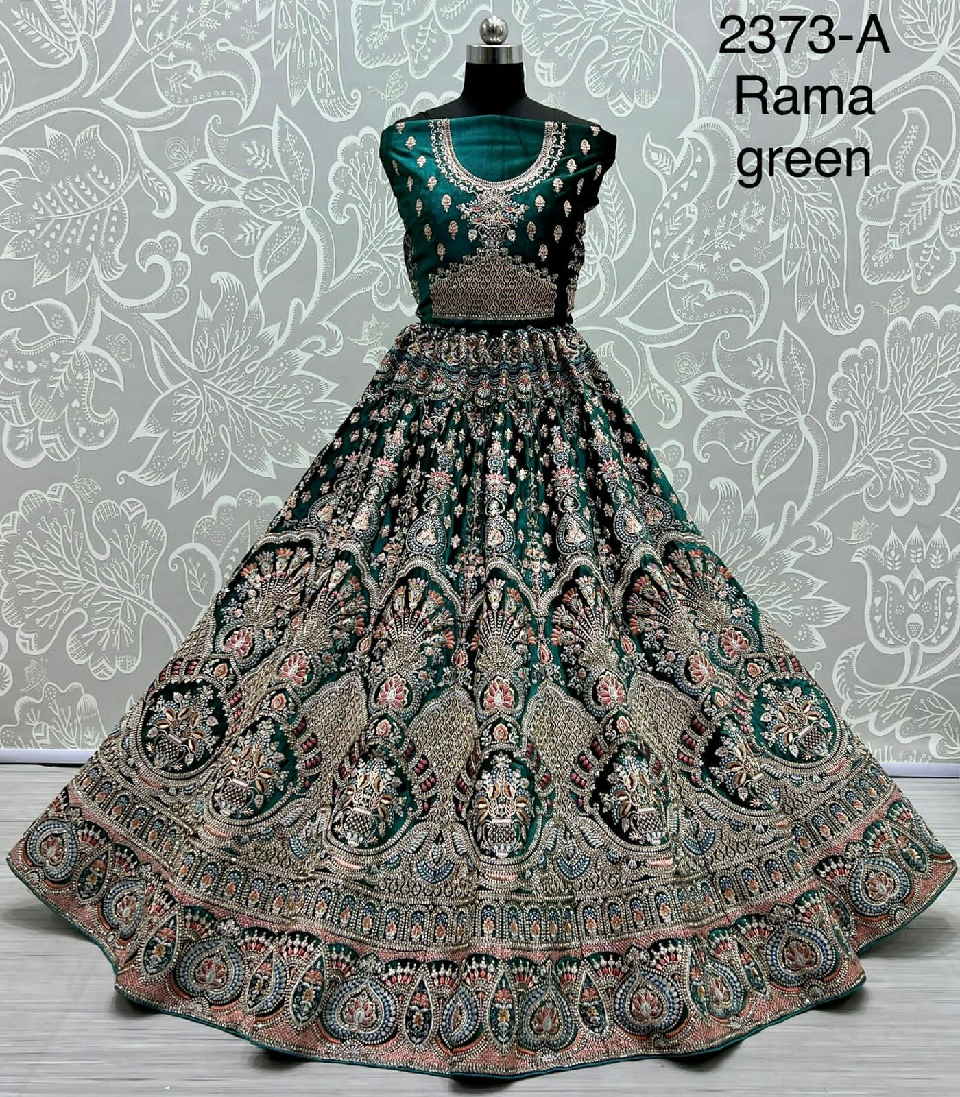 Designer Wedding Lehenga Choli 2373 Anant Tex Exports Private Limited