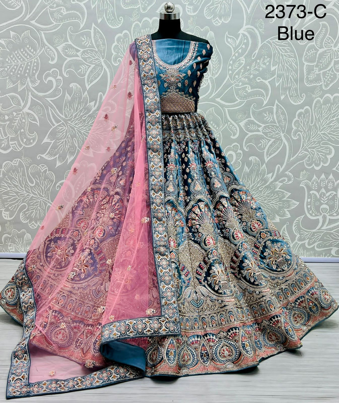 Designer Wedding Lehenga Choli 2373 Anant Tex Exports Private Limited