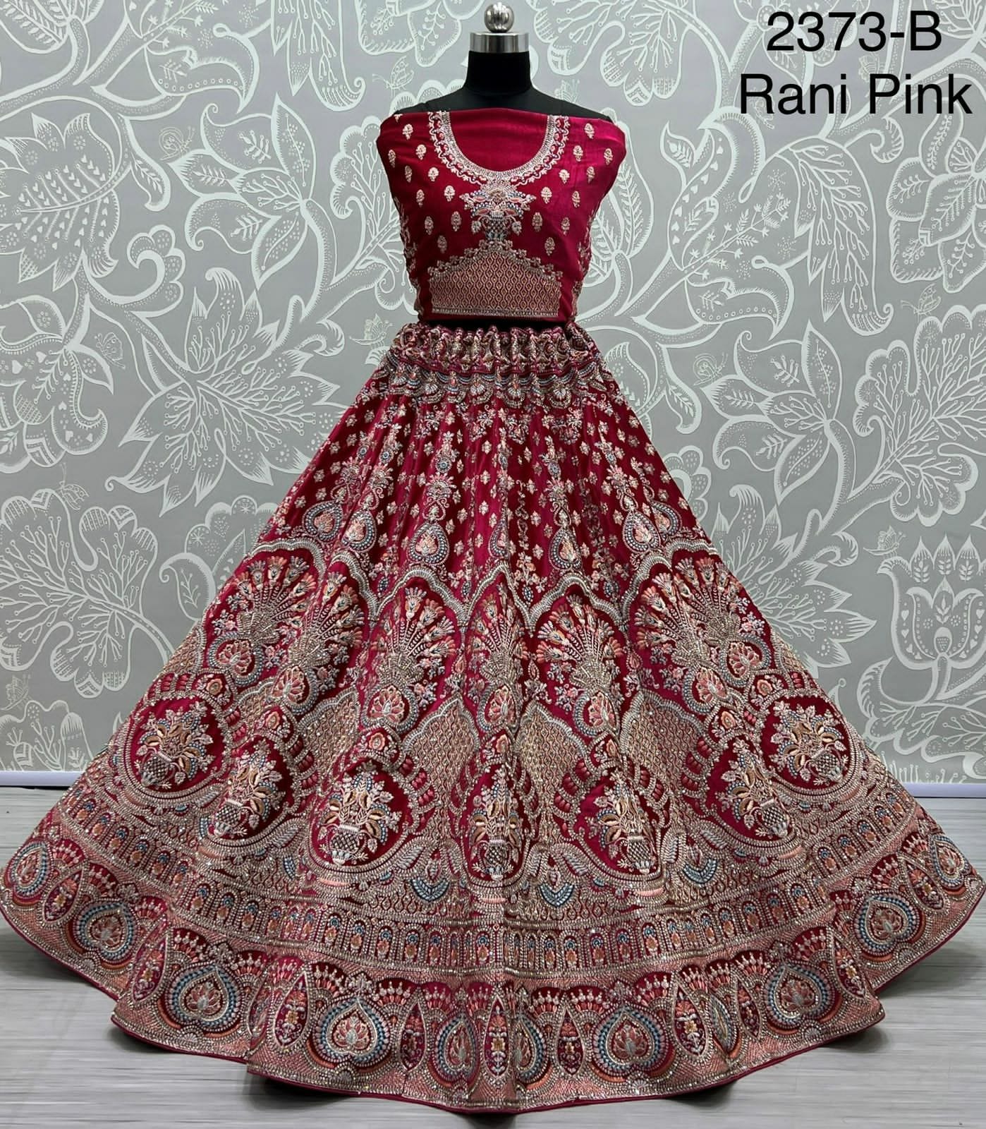 Designer Wedding Lehenga Choli 2373 Anant Tex Exports Private Limited